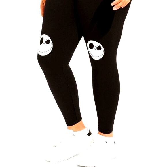 ❤️NWT VINTAGE TORRID LEGGING - NIGHTMARE BEFORE CHRISTMAS JACK SKELLINGTON - Picture 11 of 13